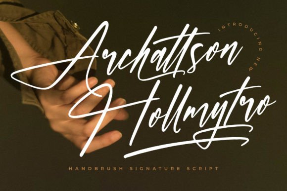 Archattson Hollmytro – Elegant Script Font