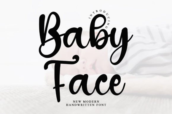 Baby Face Font: Elegant Script for Craft Projects