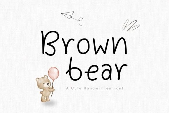 Brown Bear Font: Playful & Practical