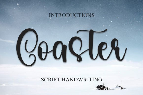 Coaster Font – A Handwritten Typeface for Business Elegance