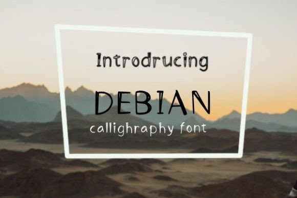 Debian Font Review: A Handwritten Typeface for Creative Branding