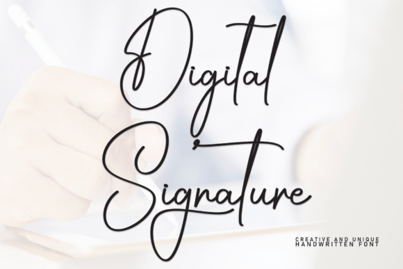 Digital Signature Font Review