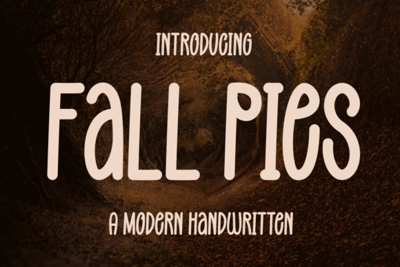 Fall Pies Font for Creative Makers