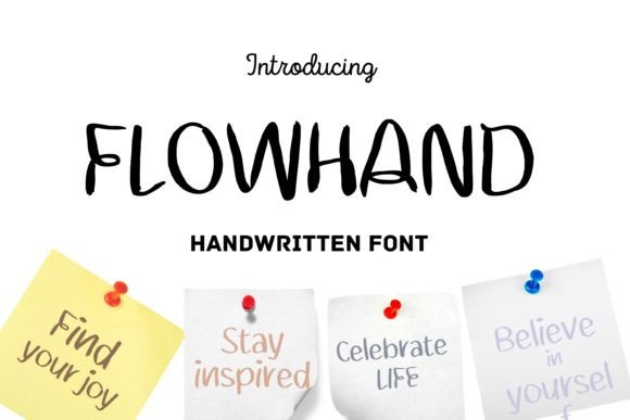 Flowhand: A Natural Handwritten Font