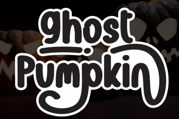 Ghost Pumpkin Font for Web Design