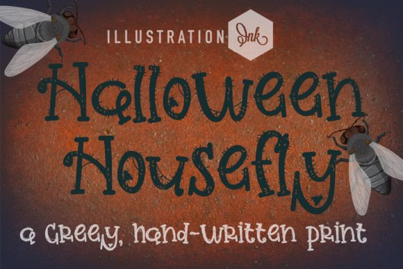 Halloween Housefly Font