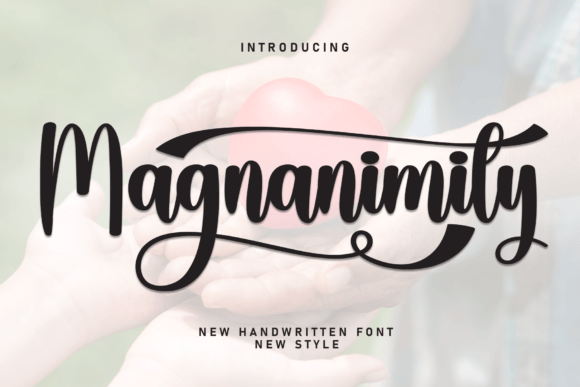 Magnanimity Font Review: A Sweet and Friendly Script for Creative Projects