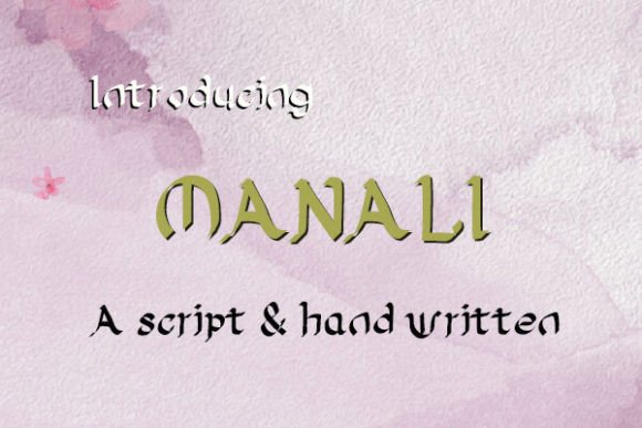 Manali Font: A Handwritten Typeface for Authentic Web Design
