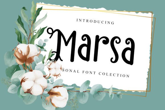 Marsa: A Premium Script Font for Editorial Design