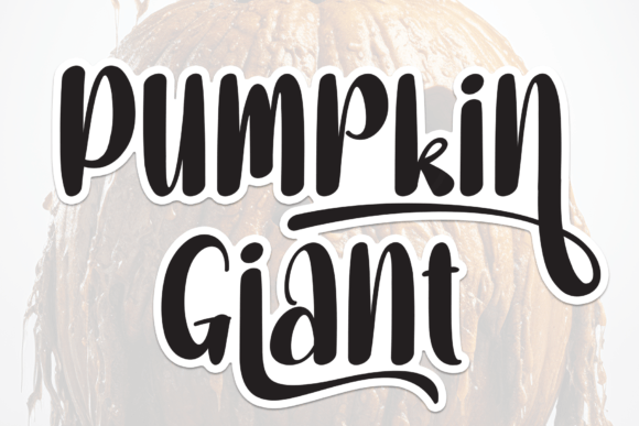 Pumpkin Giant: A Display Font That Brings Warmth to Your Typography