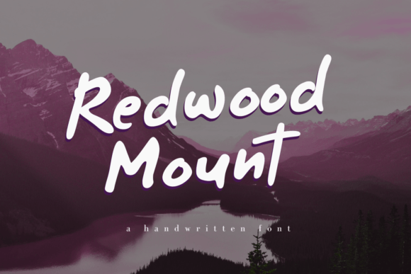 Redwood Mount: A Handwritten Font for Authentic Branding
