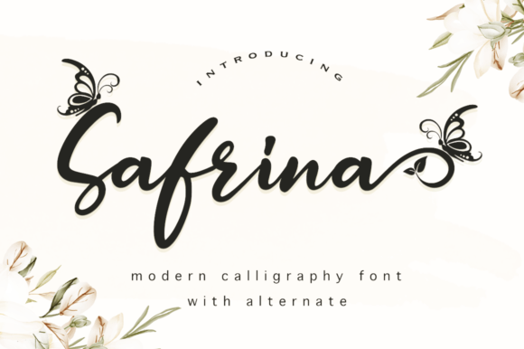 Safrina: A Stylish Script Font