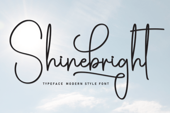Shinebright: A Handwritten Font for Elegant Design