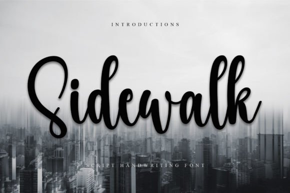 Sidewalk Font: A Warm, Handwritten Typeface for Digital Design