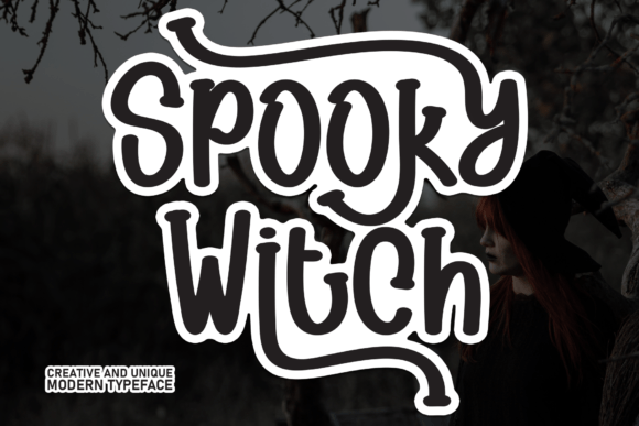 Spooky Witch Font for Web Design