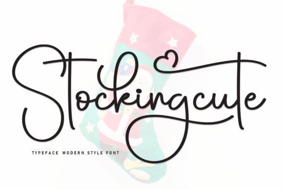 Stockingcute: A Handwritten Typeface for Editorial Elegance
